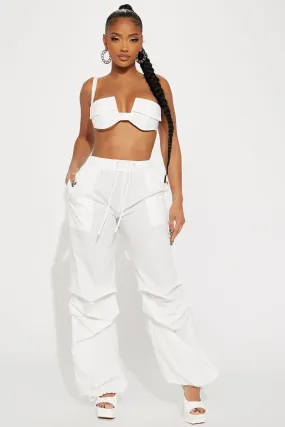 Always Exploring Pant Set - White