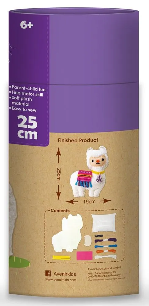 Avenir Sewing Doll - Llama