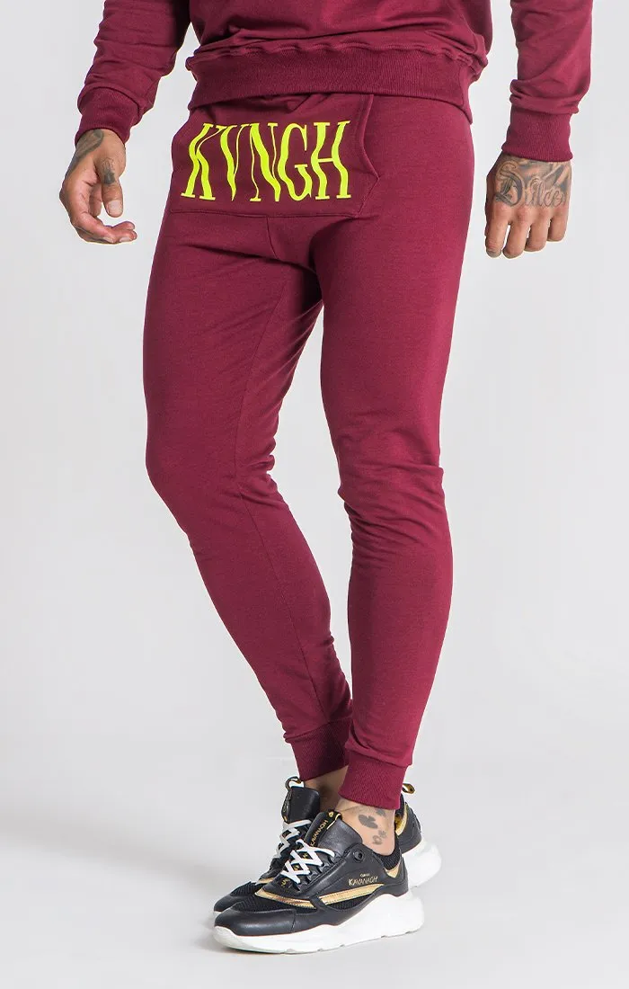 Burgundy Lucifer Joggers
