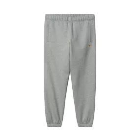 Carhartt WIP Chase Sweat Pant Grey Heather/Gold