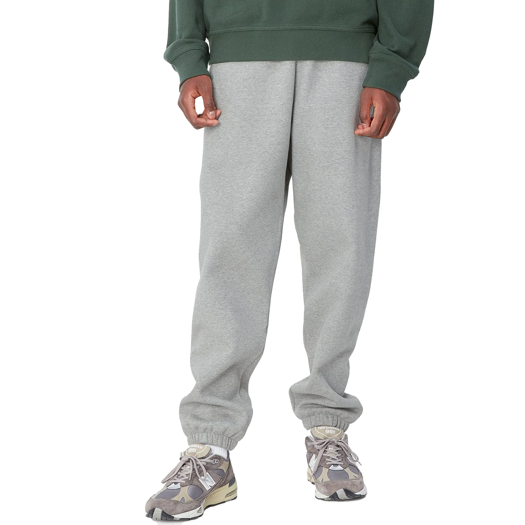 Carhartt WIP Chase Sweat Pant Grey Heather/Gold