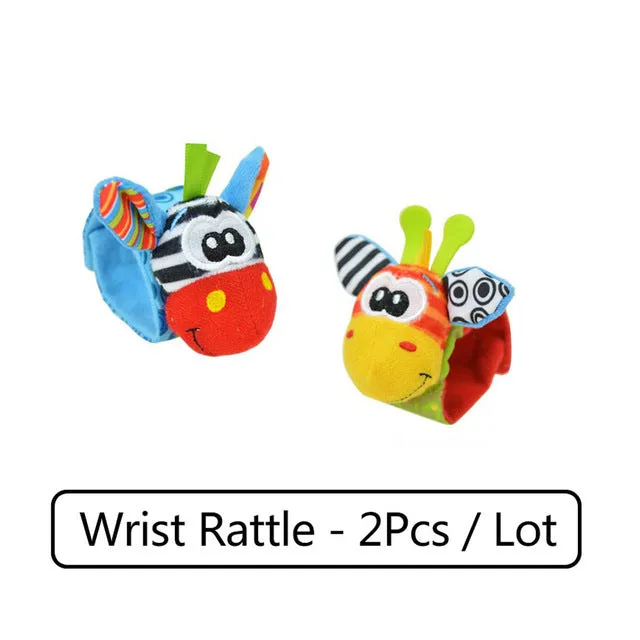 Cartoon Baby Toys 0-12 Months Soft Animal Baby Rattles
