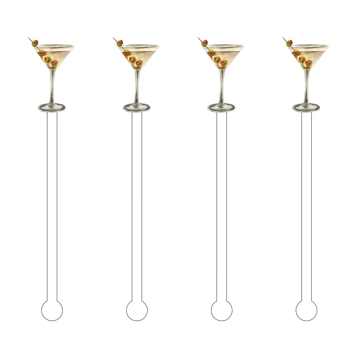 Cocktail Stirrers- Assorted Styles
