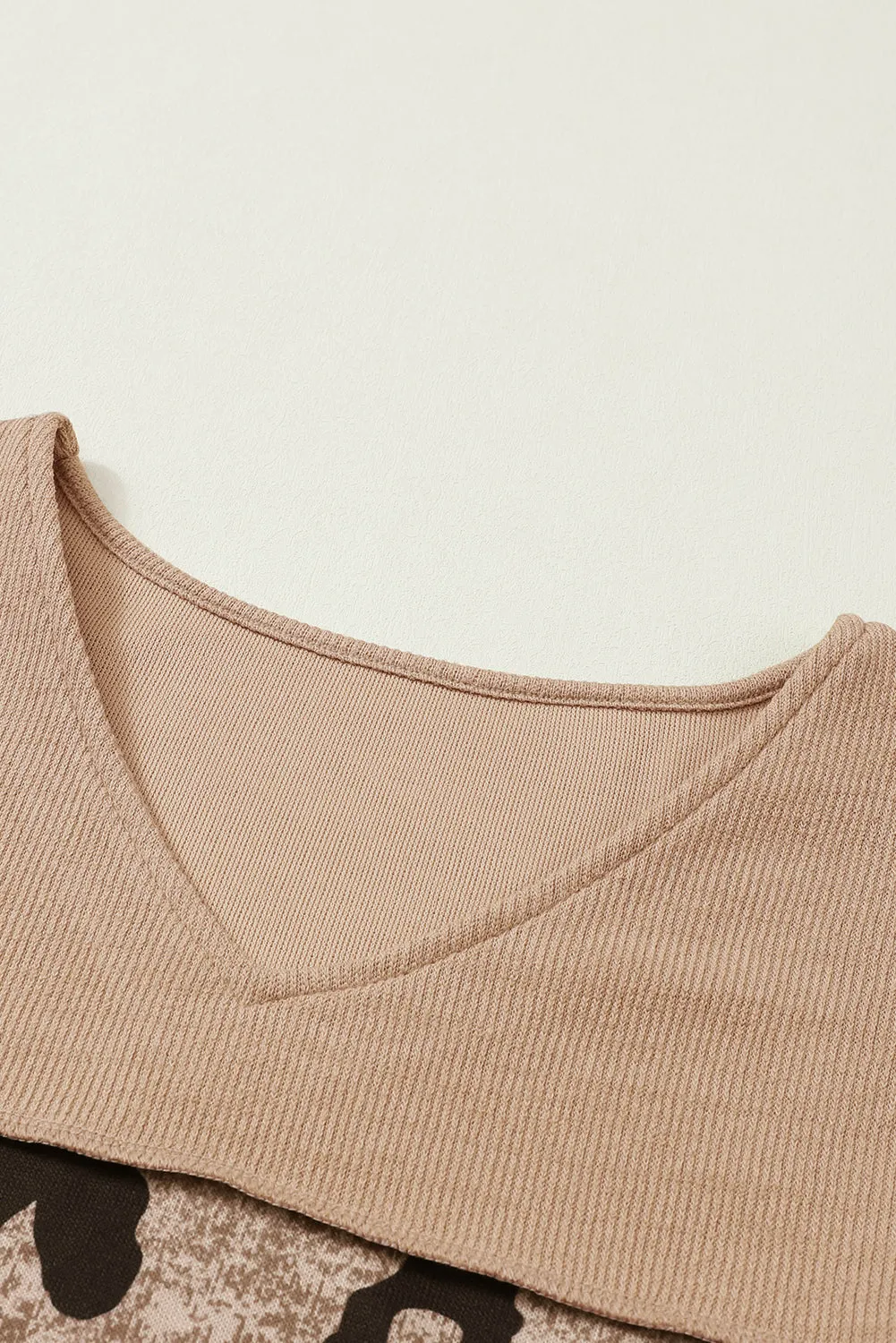 Colorblock Patchwork Knit Top
