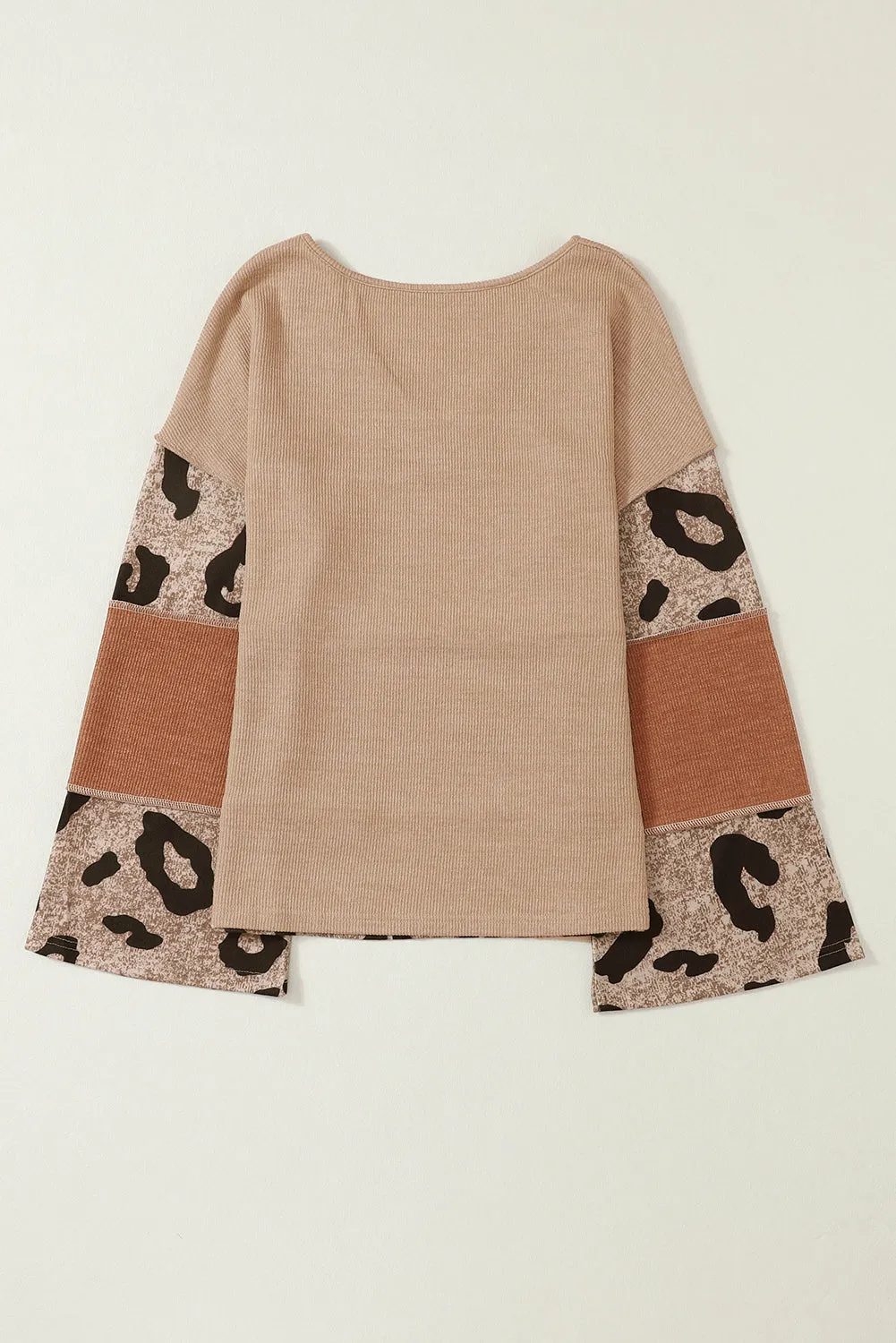 Colorblock Patchwork Knit Top