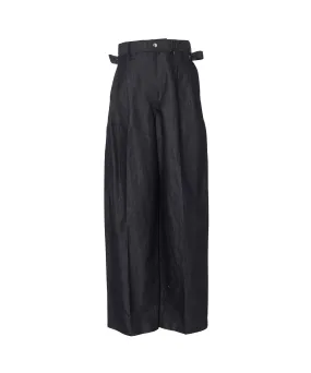 High rise Tapered leg denim