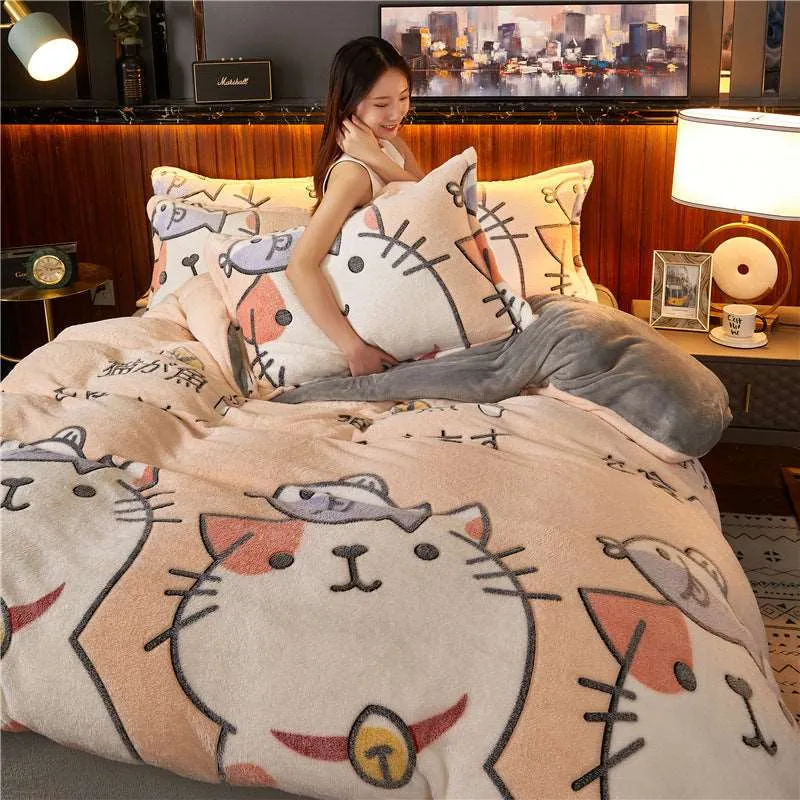Kawaii Dreamy Animal Bedding Sets