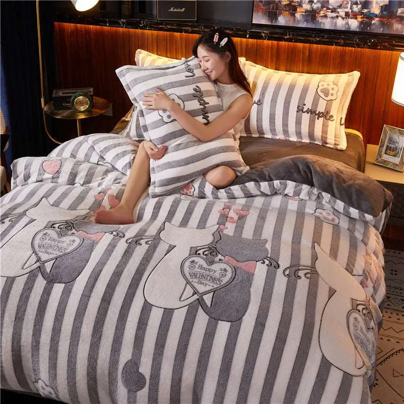 Kawaii Dreamy Animal Bedding Sets