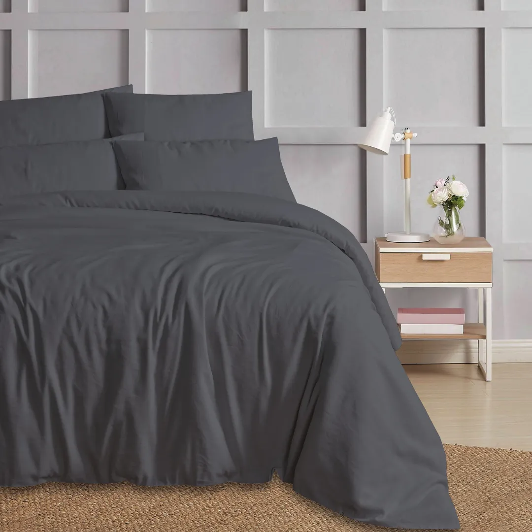 Linen Bamboo Quilt Cover Set