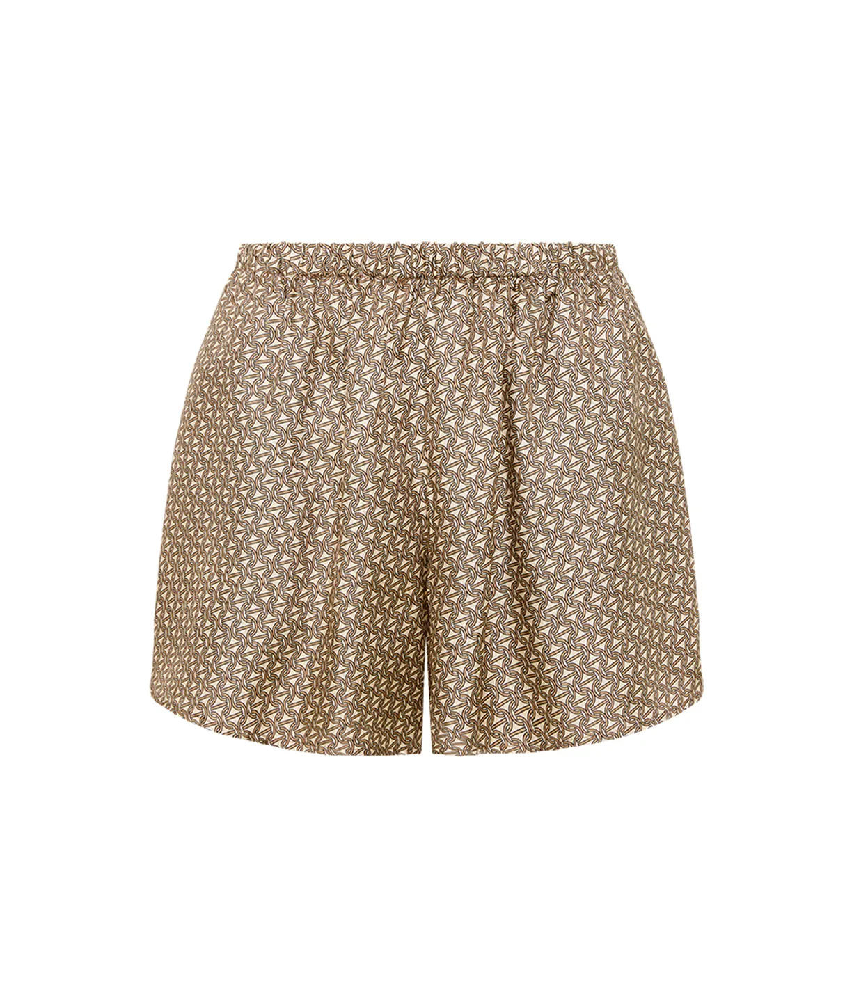 Linka Silk Shorts in Crema Linka
