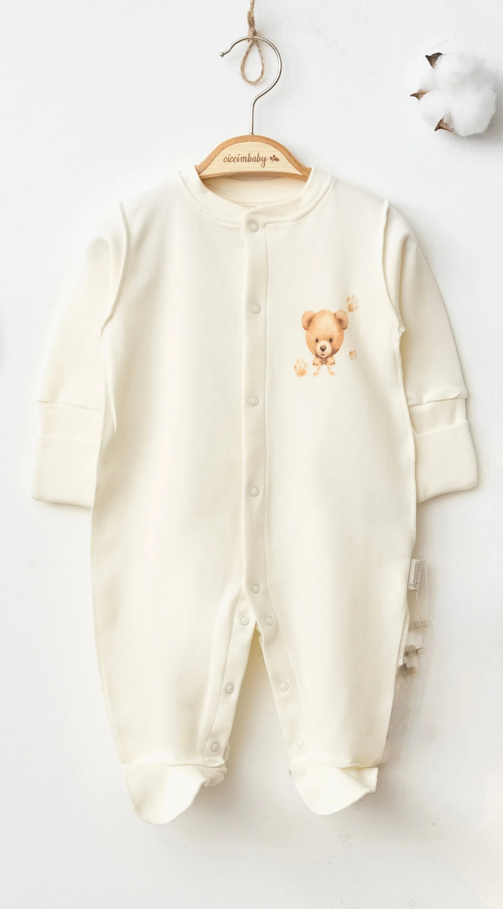 Mini Teddy Face Onesie