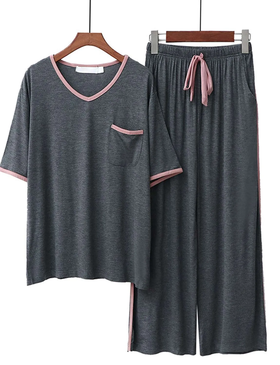 Modell Cardigan Long Sleeve Cotton Pajamas Set