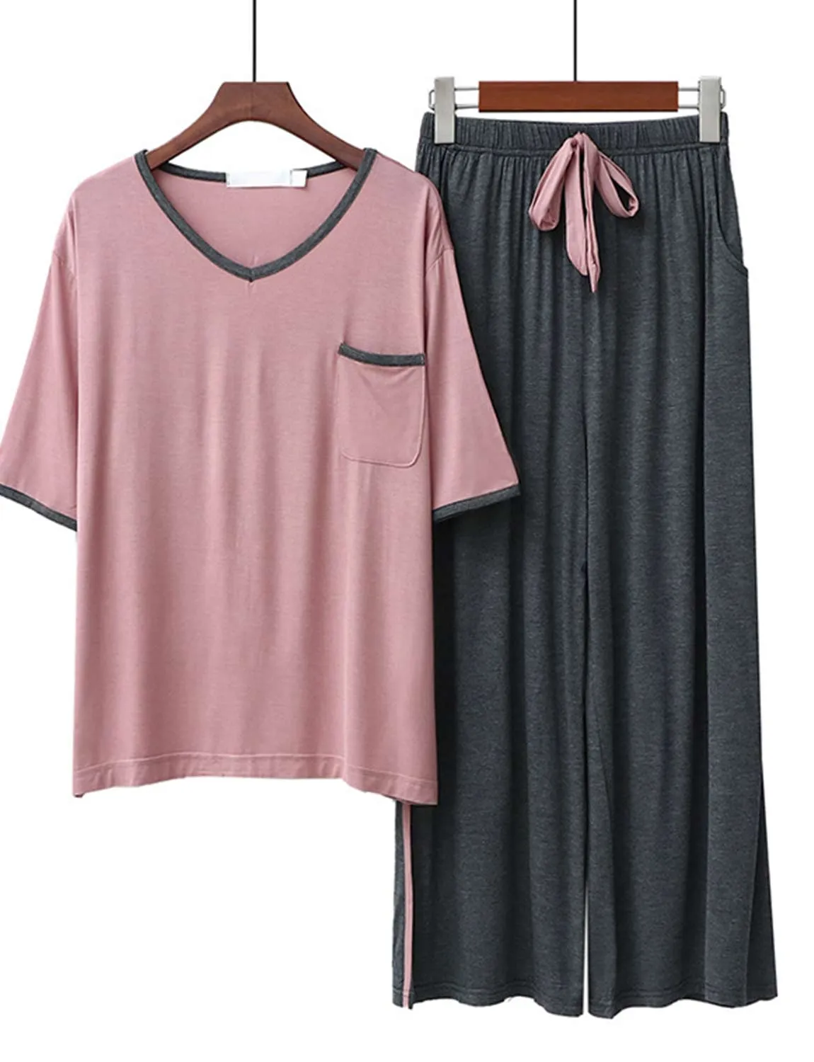 Modell Cardigan Long Sleeve Cotton Pajamas Set