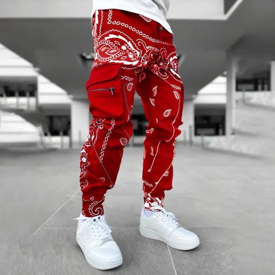 Paisley Oversized Joggers