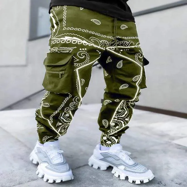 Paisley Oversized Joggers