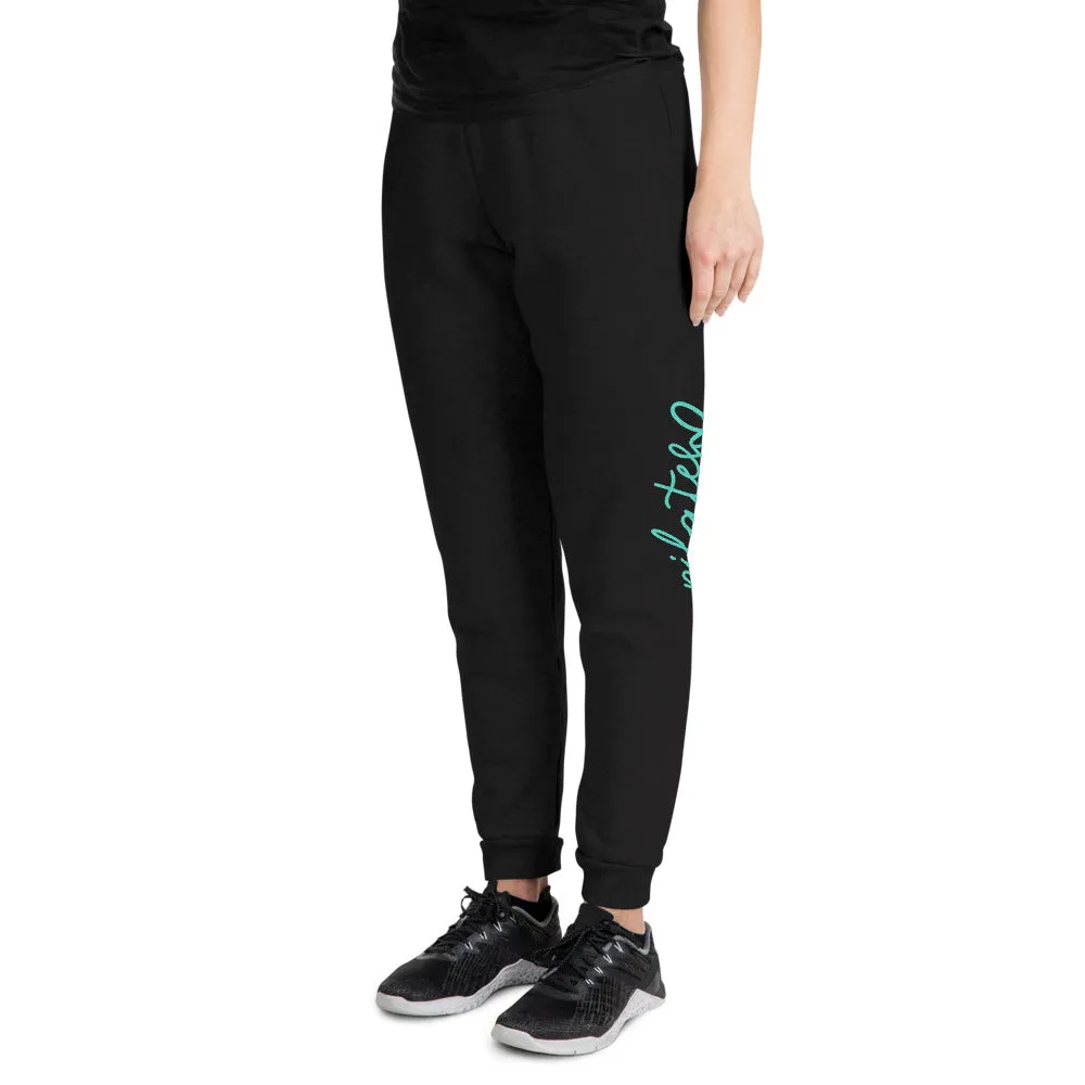 Pilates Script Heart Joggers