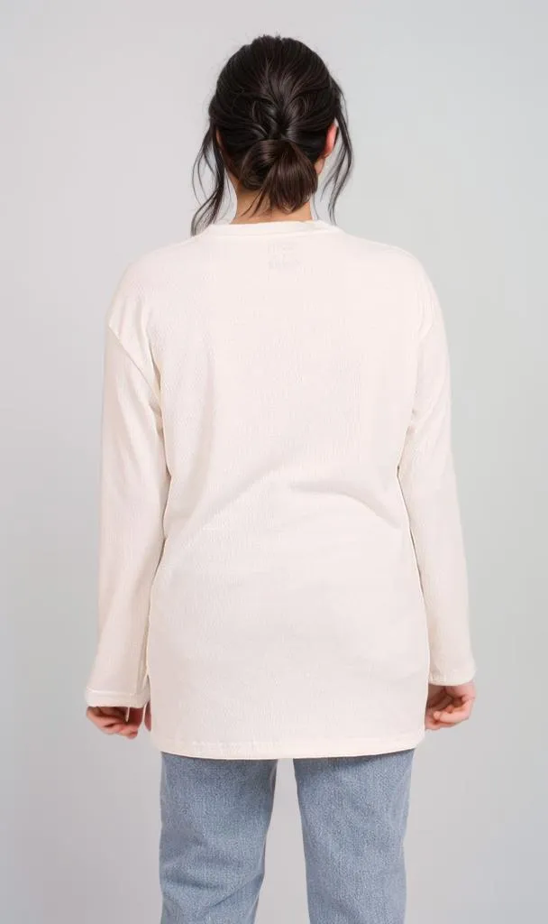 R207773 - Oversized Sweatshirt - Off White
