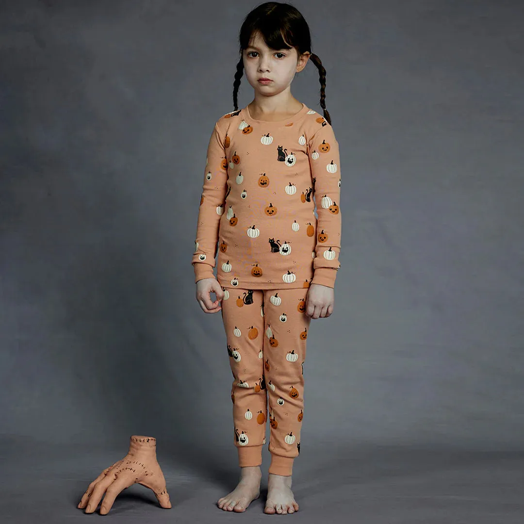 Spooky Season Print on Apple Blossom PJ Set