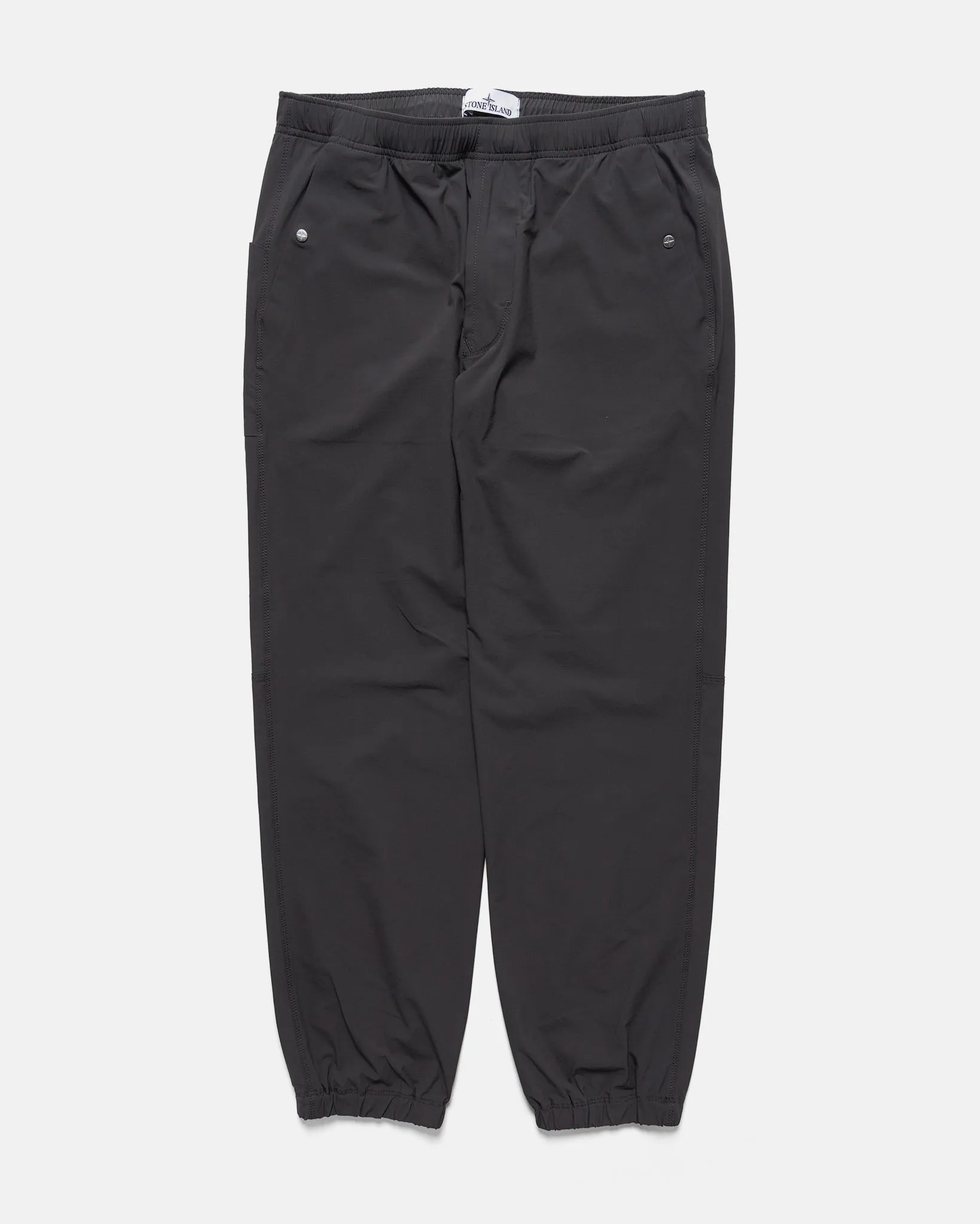Stellina Bi-Stretch Nylon Joggers Lead Grey