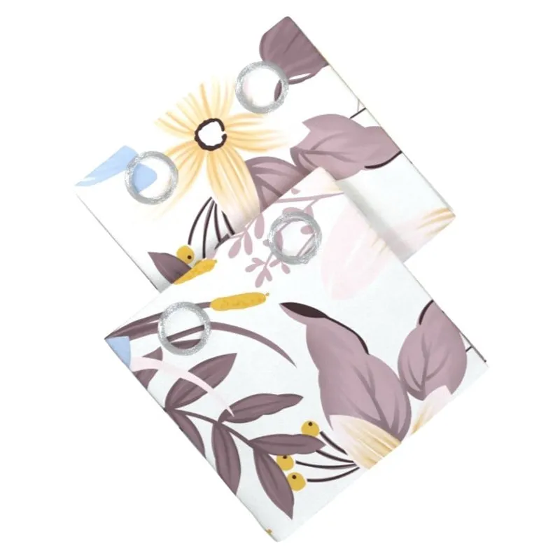 Trisha Printed Curtain - Set Of Two