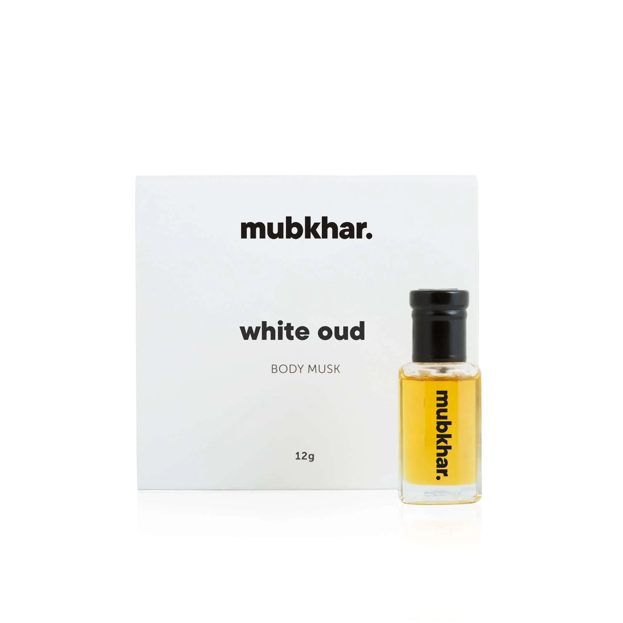 White Oud Body Musk - 12 gm - Unisex