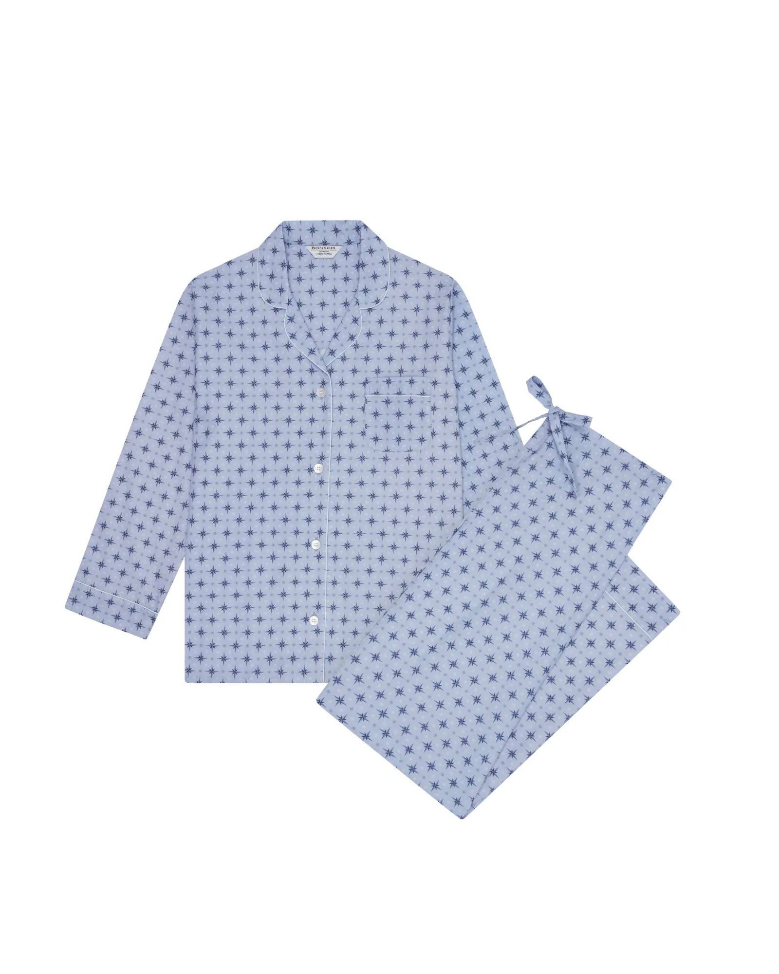 Women's Classic Cotton Pajamas - Evie Star
