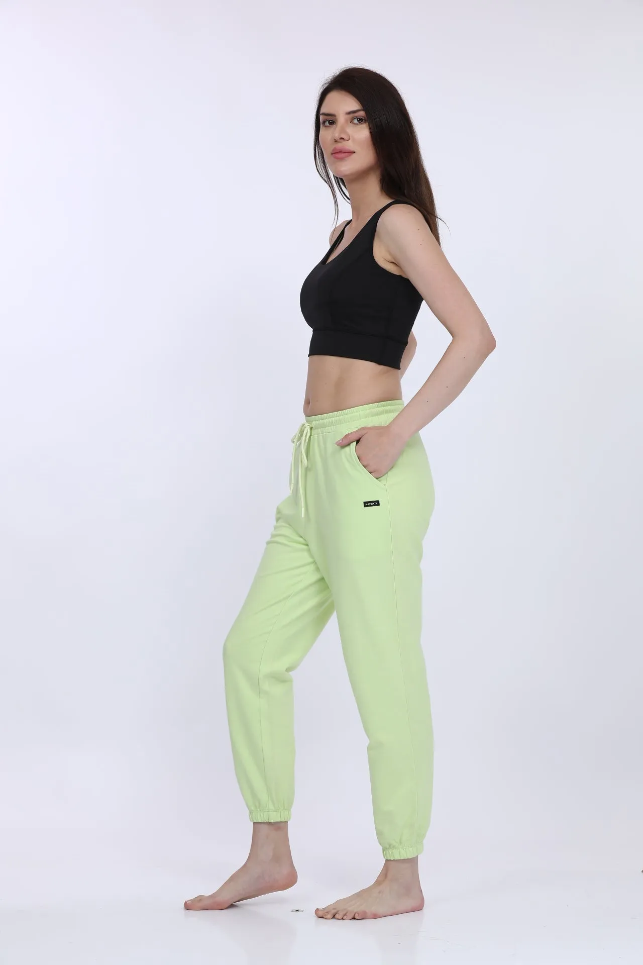 Women’s Shadow Lime Terry Joggers