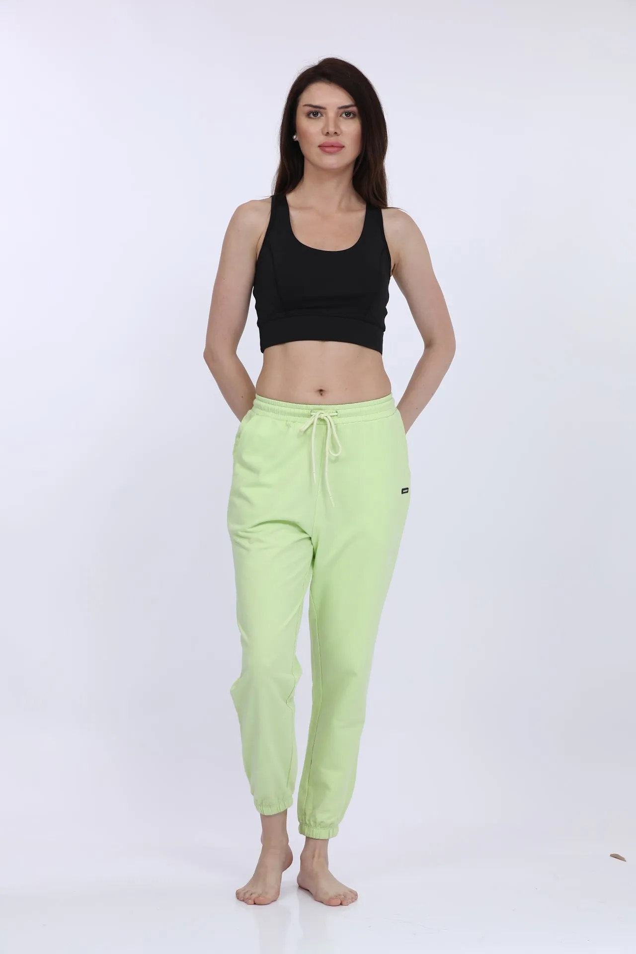 Women’s Shadow Lime Terry Joggers